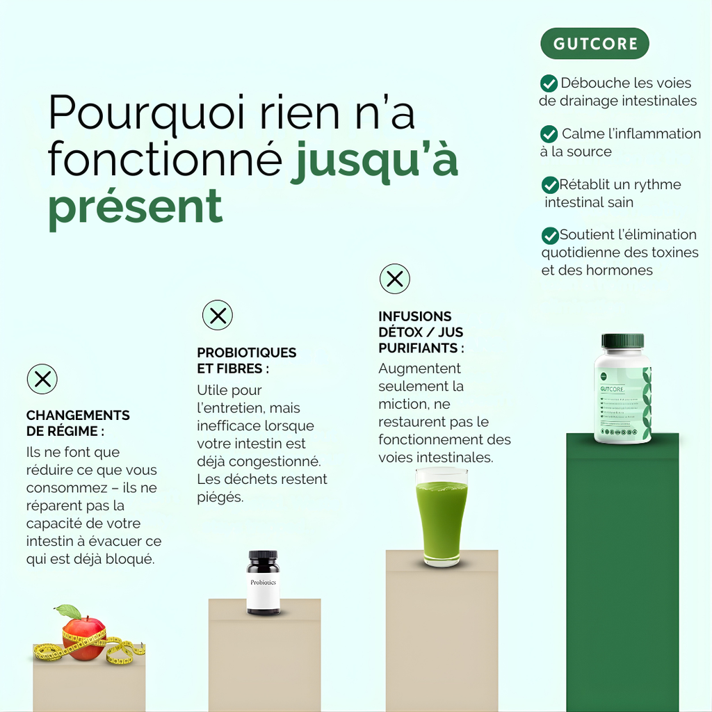 GutCore – Complexe de drainage intestinal à puissance maximale par Sequente™