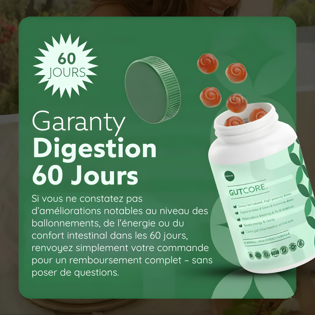 GutCore – Complexe de drainage intestinal à puissance maximale par Sequente™